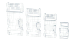Set of 4 Buckles for Lanyards or similar