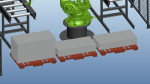 Sheet metal straightening automatic production line