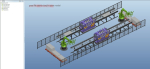 Sheet metal straightening automatic production line