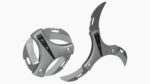 Shinobu ninja shuriken circular dagger