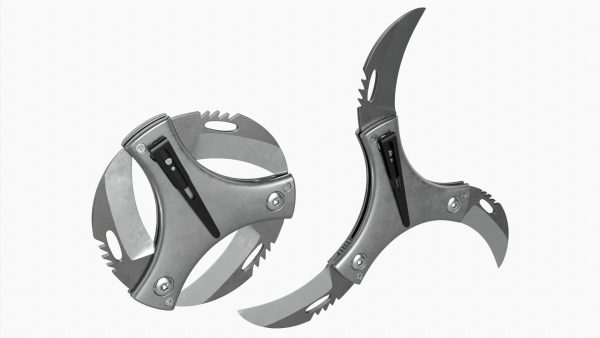 Shinobu ninja shuriken circular dagger