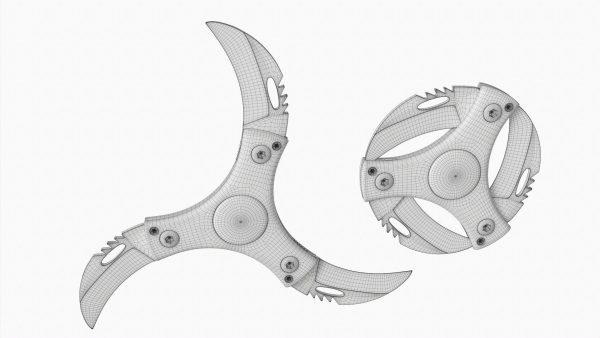 Shinobu ninja shuriken circular dagger