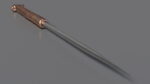 Short Acupuncture Needle Gold