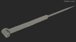 Short Acupuncture Needle Gold