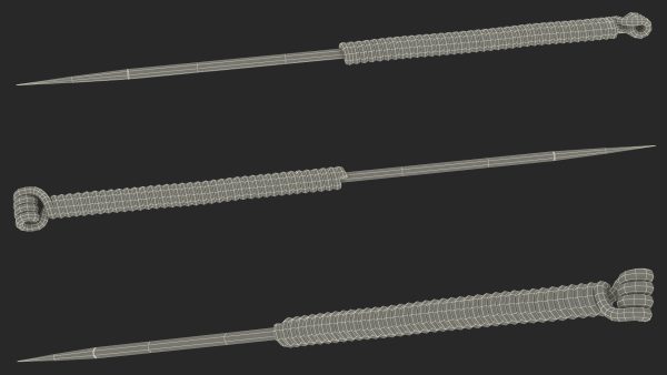 Short Acupuncture Needle Gold