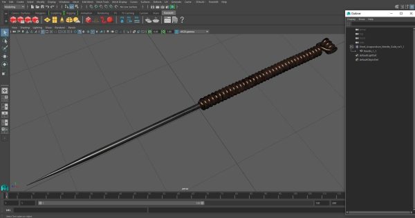 Short Acupuncture Needle Gold