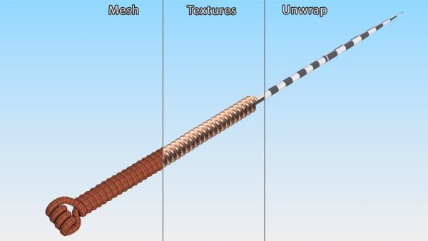 Short Acupuncture Needle Gold