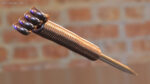 Short Acupuncture Needle Gold