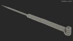 Short Acupuncture Needle Silver