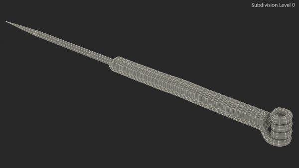 Short Acupuncture Needle Silver