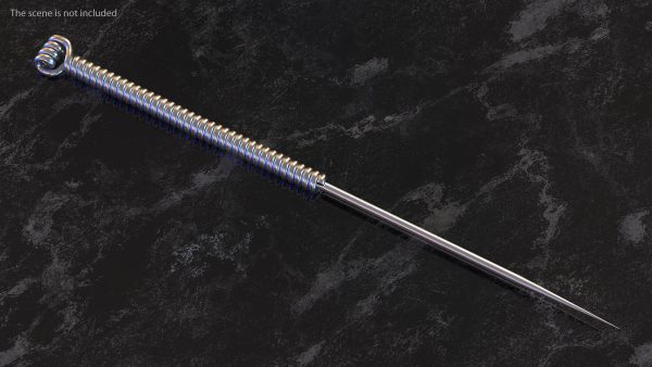 Short Acupuncture Needle Silver