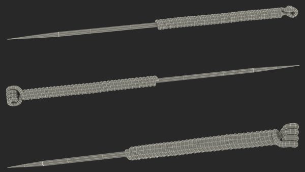 Short Acupuncture Needle Silver