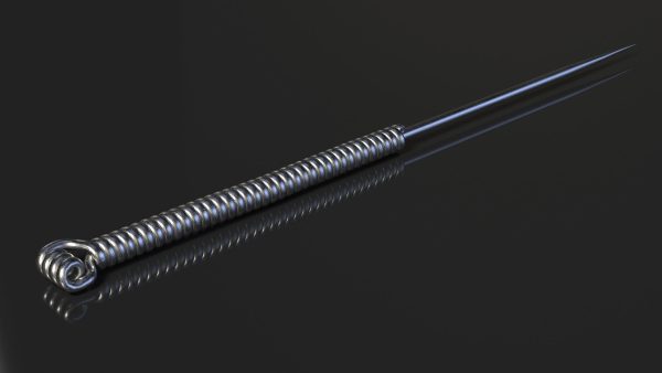 Short Acupuncture Needle Silver