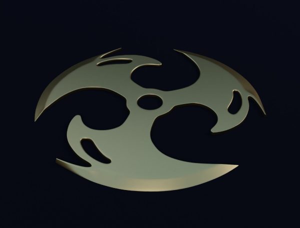 Shuriken blade 3D model for 3D print