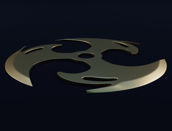 Shuriken blade 3D model for 3D print