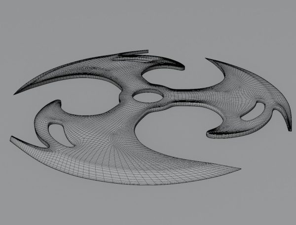 Shuriken blade 3D model for 3D print