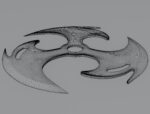 Shuriken blade 3D model for 3D print