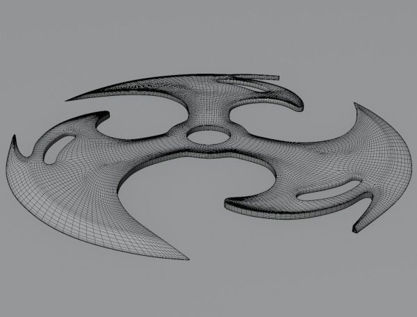 Shuriken blade 3D model for 3D print