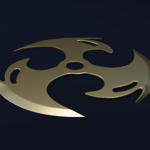 Shuriken blade 3D model for 3D print