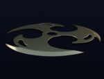 Shuriken blade 3D model for 3D print