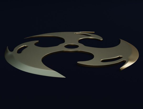 Shuriken blade 3D model for 3D print