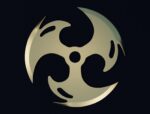 Shuriken blade 3D model for 3D print