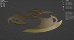 Shuriken blade 3D model for 3D print