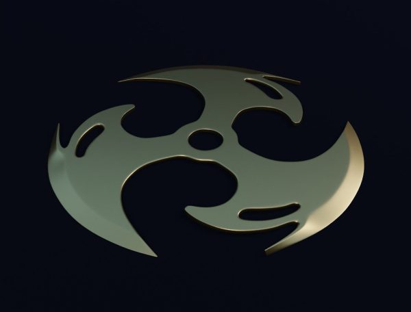 Shuriken blade 3D model for 3D print