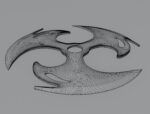 Shuriken blade 3D model for 3D print