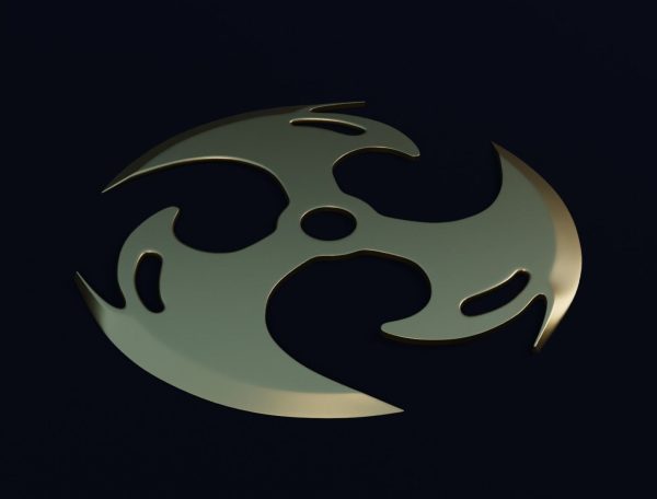 Shuriken blade 3D model for 3D print