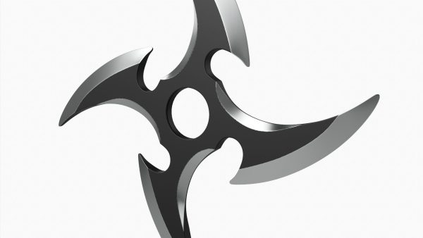 Shuriken throwing ninja knife 06