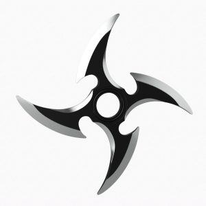 Shuriken throwing ninja knife 06