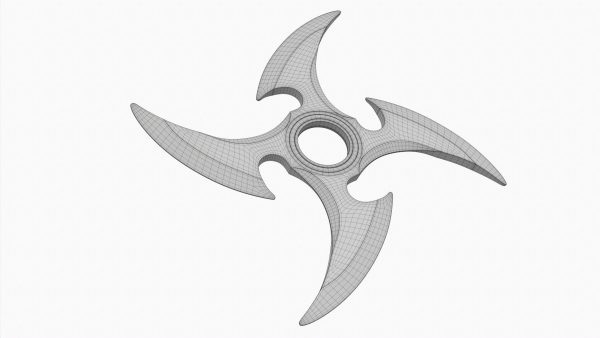 Shuriken throwing ninja knife 06
