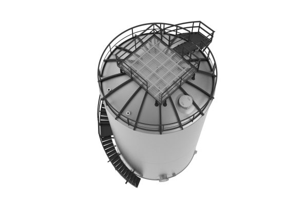 Silo tank industrial 3d model