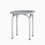 Silver Steel Stool 01