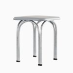 Silver Steel Stool 02