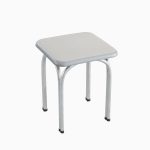 Silver Steel Stool 02