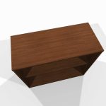 Simple small wooden shelf