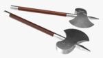 Single blade axe pair