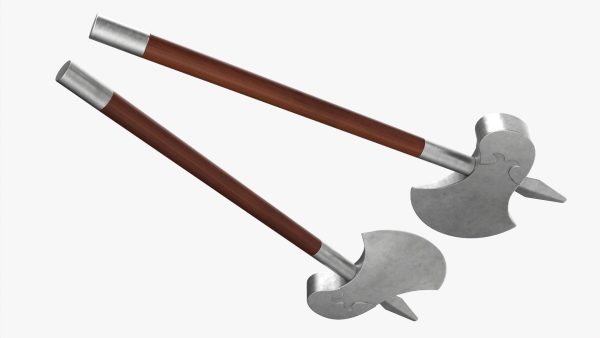 Single blade axe pair