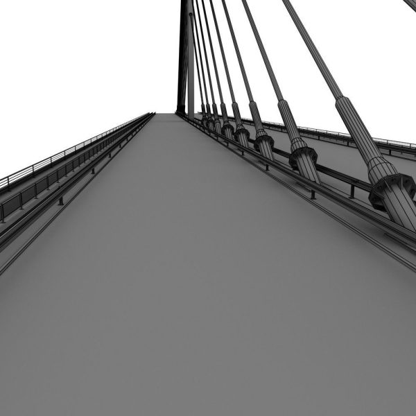 Single Suspended Water Road Bridge