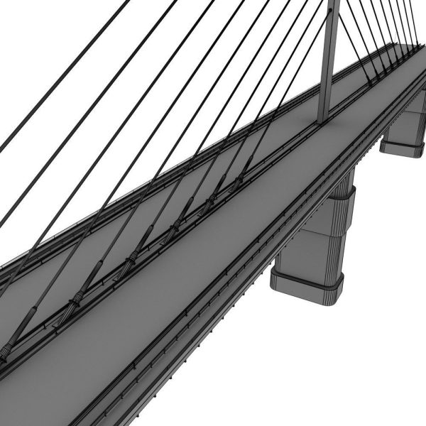 Single Suspended Water Road Bridge