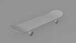 Skateboard 4K 3D Model