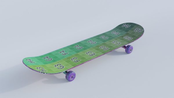 Skateboard 4K 3D Model