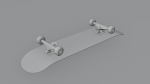 Skateboard 4K 3D Model