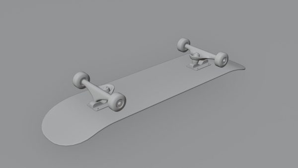 Skateboard 4K 3D Model