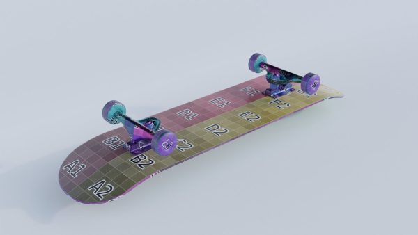 Skateboard 4K 3D Model