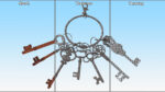 Skeleton Keys Bunch Steel