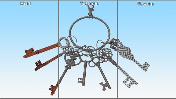Skeleton Keys Bunch Steel