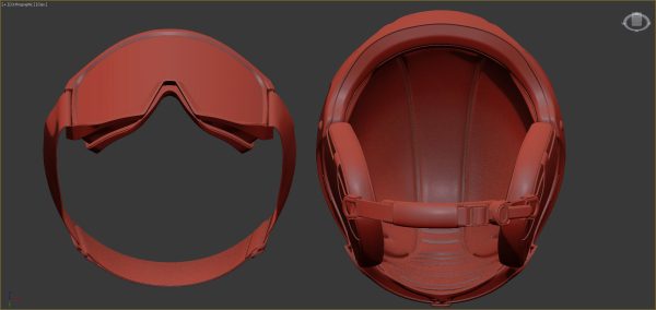 Ski Helmet and Goggles Uvex